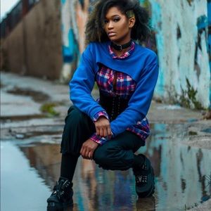 Super Crop Crew Sweatshirt